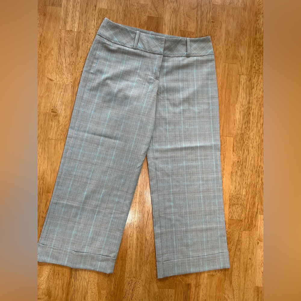 Bebe plaid capris